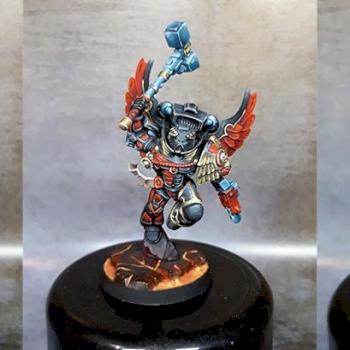 Blood Angel Captain by Aresius