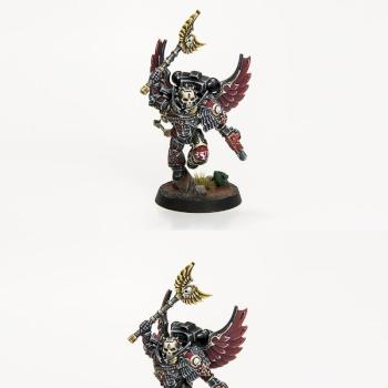 Blood Angels Chaplain with jump pack by GeckoPainter