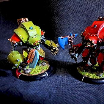 Khador Warjacks & Fenris by Esmirik