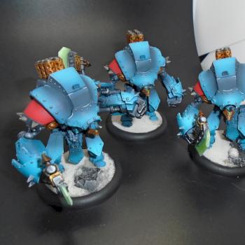 Warmachine Painted Khador 3 Juggernaut's Heavy Warjack by w013ejb