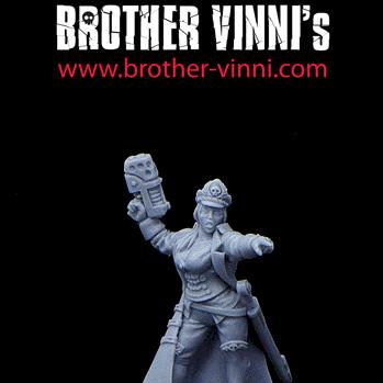 female commissar Elizabeth Raven by Brother Vinni