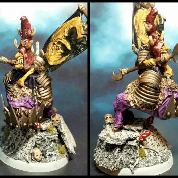 Nigh goblin warlord on giant squig by Maho