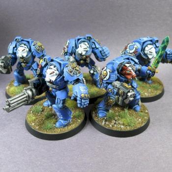Ultra Marine Terminators by mikecarrero