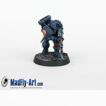 Imperial Space Marine by MadFlyArtStudio