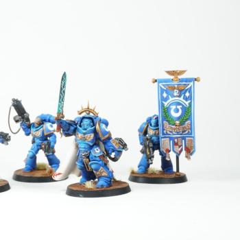 Ultramarines Primaris Command Squad by Joel M