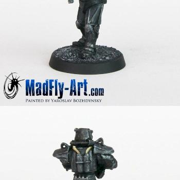 Soldier in Power-armour by MadFlyArtStudio