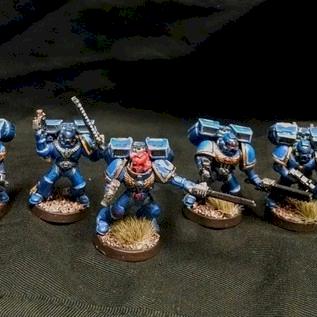 Ultra Marines Assault Squad by gamersdomainfoleyalabama