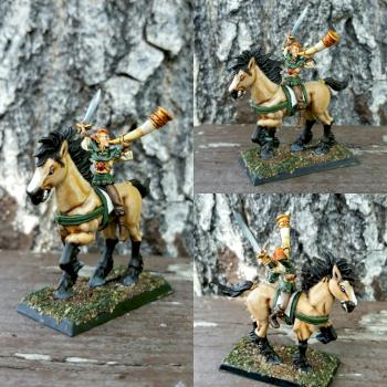 Wood Elf Glade Rider Musician by darcybono
