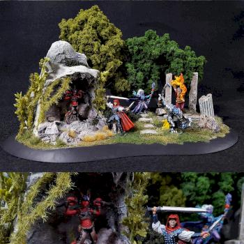 3D Printed Diorama and Painted Minis by jfjohnny5