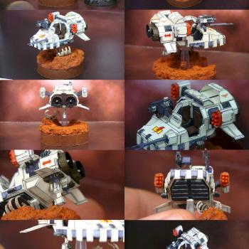 Land Speeder Tifon (micro miniatura de papel) by pesadilla