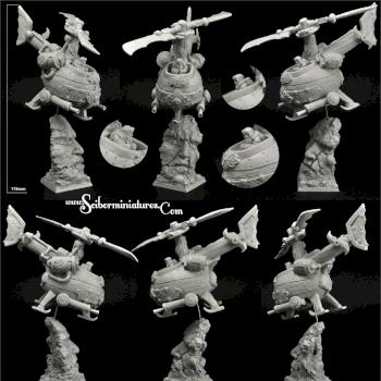 Dwarven helicopter by Scibor
