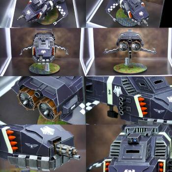 Land Speeder Tempest Raven Guard (scratch) by pesadilla