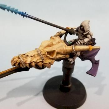 Custom Eldar Autarch on Jetbike with Lance by gebron