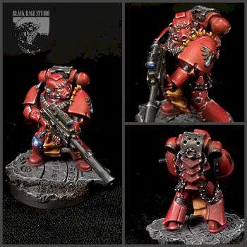Blood Angel tactical marine by Haron Moro