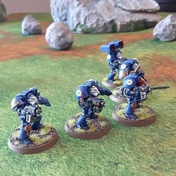 Ultramarines 3rd Terminator Squad, 1st company by Atomick