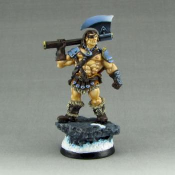 Barbarian with Battle Axe by jere.c.epperson