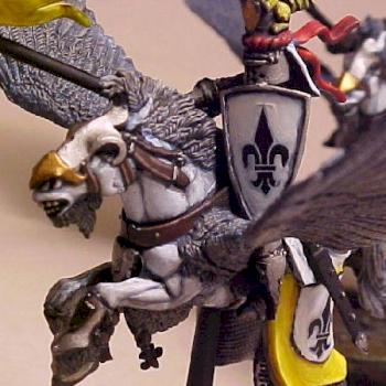 Bretonnian Pegasus Knights by veal759