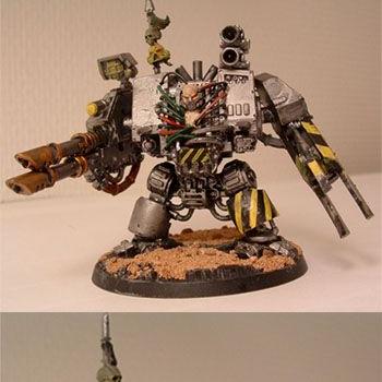 Iron Warriors Dreadnought (WIP) by pixeleye