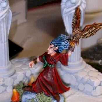 Wood Elf mage by engle75