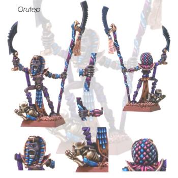 Orutep, the Liche Priest of Khemri Tomb King by alino77