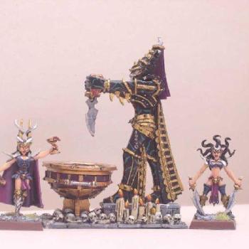 Dark elf blood cauldron - Chaudron de sang elfes noirs by Naoned