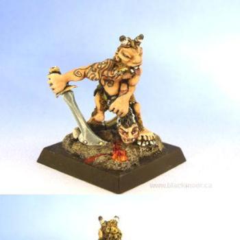 Vintage Chaos Beastman with Vampire head by SaxonAngel