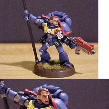Space Marine Standard Bearer by Babela