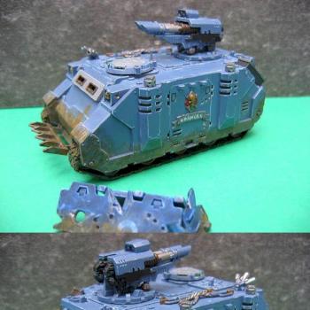 Razorback - Space Wolf by gnompon