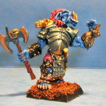 Grahn Bonecrusher, Orc Warlord by Sand Rat