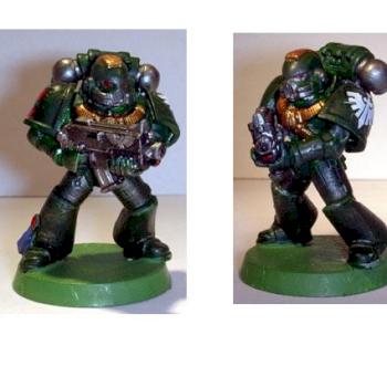 Dark Angel Space Marine by Globule