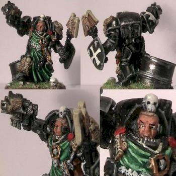 Black Templars Chaplain with Terminator Armour by fraggL