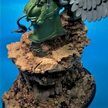 Bretonnian King - Converted Character Mounted on Hippogryph (other views) by thistledoo minis