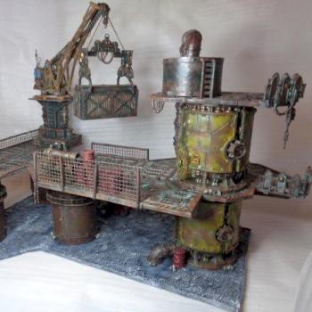 chemical storage unit with crane by thecat