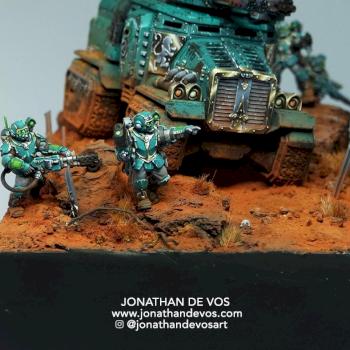 Desert Patrol diorama by Knix