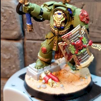Space Marine Hero with Hammer by Jrbarrett87