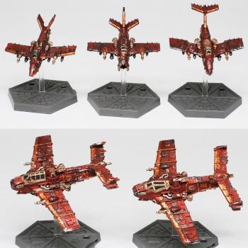 Aeronautica Imperialis Wings of Vengeance Ork Planes by Jambot