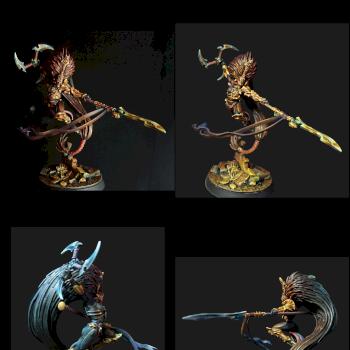 Eldar Phoenix Lord Jain Zar by KeesM