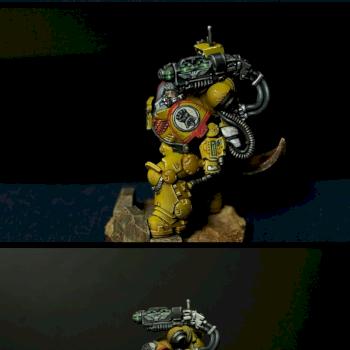Imperial fists captain 'Tor Garadon' by hsh521
