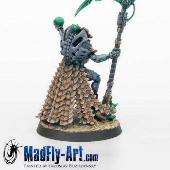 Necron Overlord by MadFlyArtStudio