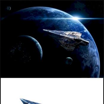 Delta-7 Jedi fighter from X-Wing the game by Mariush