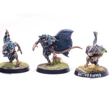 Blood Bowl Skaven Team Gutter Runners by Poepoe