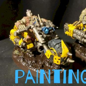 painting orc bikers by 655 painting