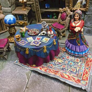 Gypsy Soothsayer's workplace by Kazanceva