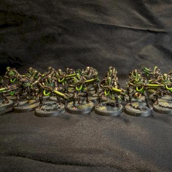 Necron Warriors by Poepoe