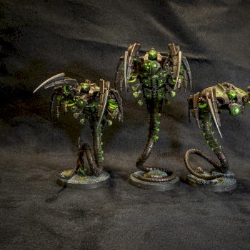 Necron Canoptek Wraiths by Poepoe