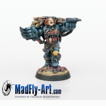 Space Wolves Wolf Guard Battle Leader by MadFlyArtStudio