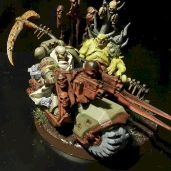 attack bike space marine nurgle by 655 painting