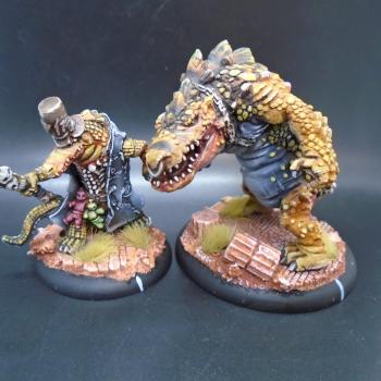 Hordes Painted Minions Solo Wrong Eye & Snapjaw by w013ejb