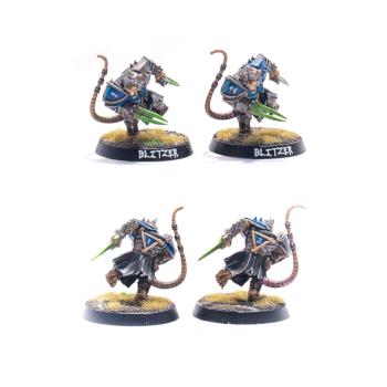 Blood Bowl Skaven Team Blitzers / Storm Vermin by Poepoe