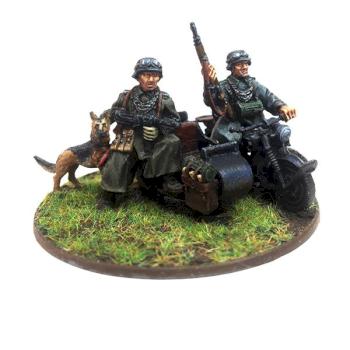 German Feldgendarme motorcycle team by sam wilson